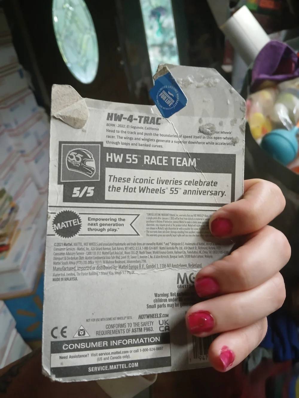 the Hot Wheels HW-4-TRAC from the 2023 HW 55th Race Team series (Collector #159/